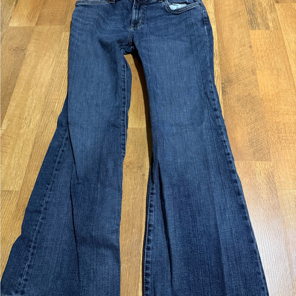 Wrangler Dark Blue Wide Leg Jeans
